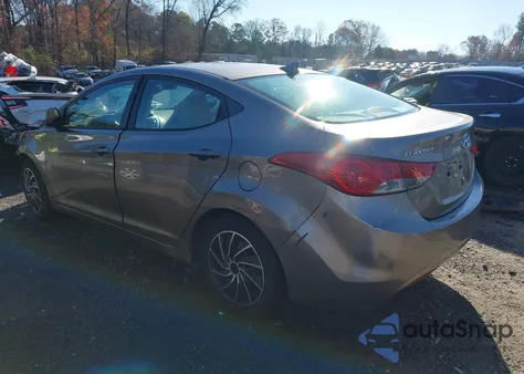 2012 Hyundai Elantra Gls from USA, damaged, VIN 5NPDH4AE3CH070918